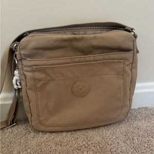 Kipling Beige Messenger Bag